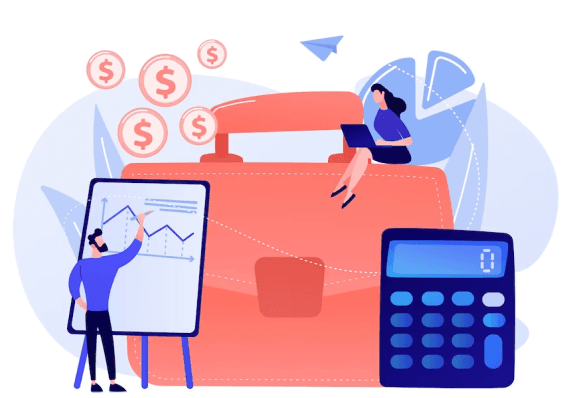 Business and budget illustration